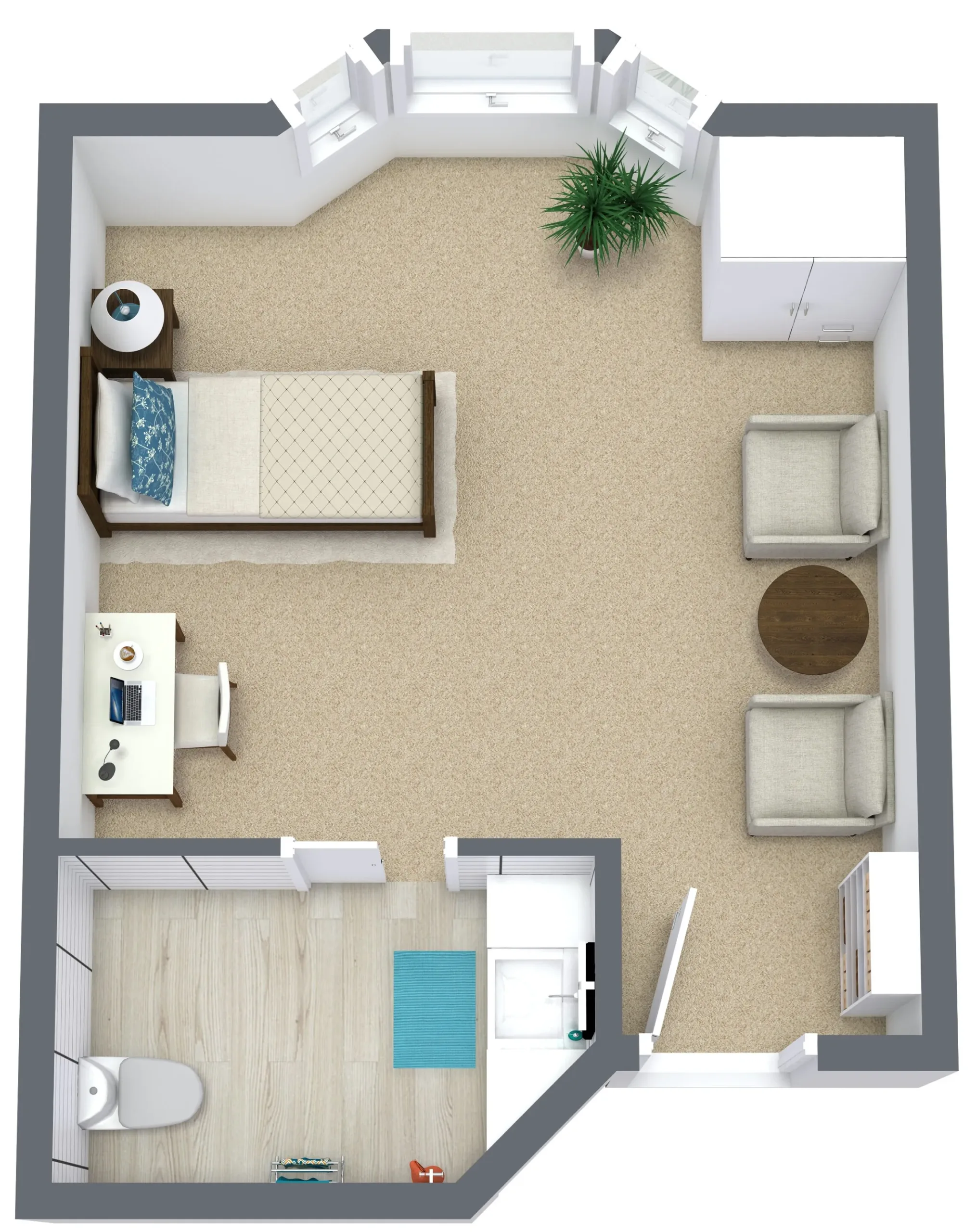 Hillcrest Silver Ridge Memory Care Floor Plans - Crossings